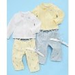 First Impressions Baby Boy Lil Tripper Shirt and Schiffli Pant Set