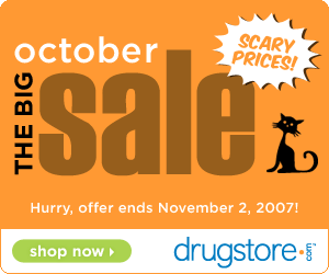 Up to 40% off at drugstore.com big October Sale