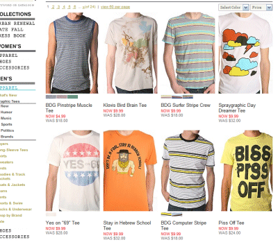 Graphic T-shirts Sale: from $5 at Urban Outfitters