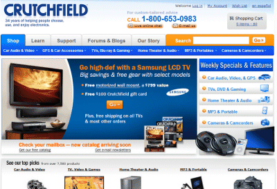 Crutchfield Coupons