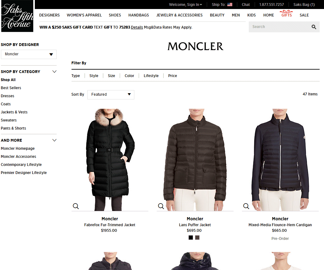 saksmoncler