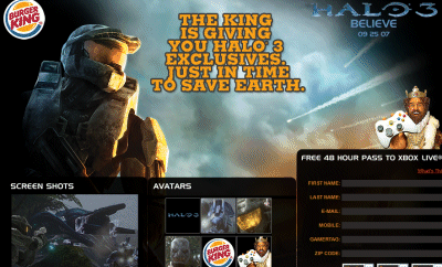 Free 48-hour Xbox Live Code at Burger King