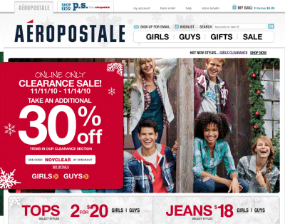 aeropostale coupon codes