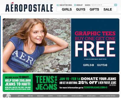 aeropostale coupon codes