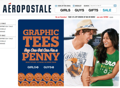 aeropostale coupon codes