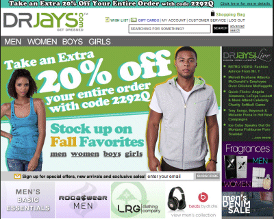 Drjays.com Coupon Codes