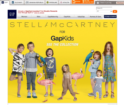 Stella McCartney for babyGap Summer Collection