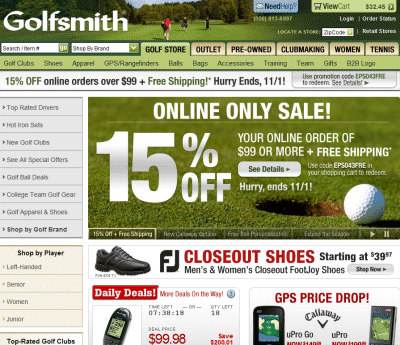 Golfsmith coupon codes