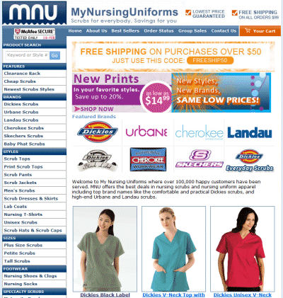 mynursinguniforms.com