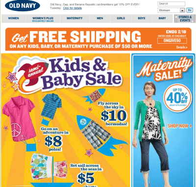 Oldnavy.com Coupon Codes