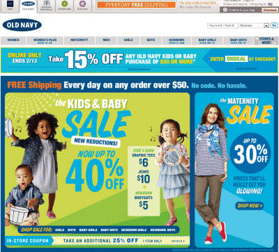 Oldnavy.com Coupon Codes