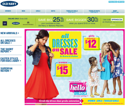 Oldnavy.ca Coupon Codes