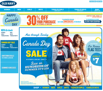 Oldnavy.ca Coupon Codes