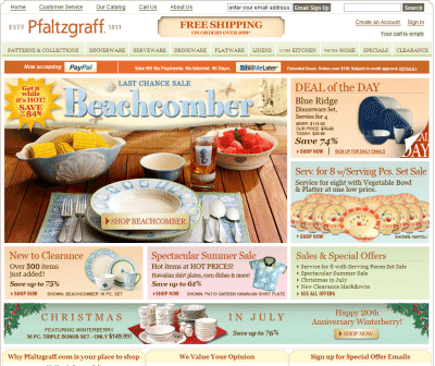 Pfaltzgraff Coupon Codes